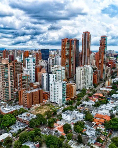 El Golf, aerial