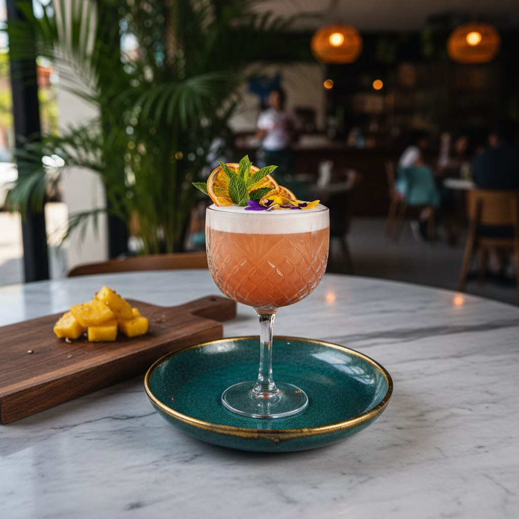 Boka Legend cocktail at Lobo Cocktail Bar Barranquilla