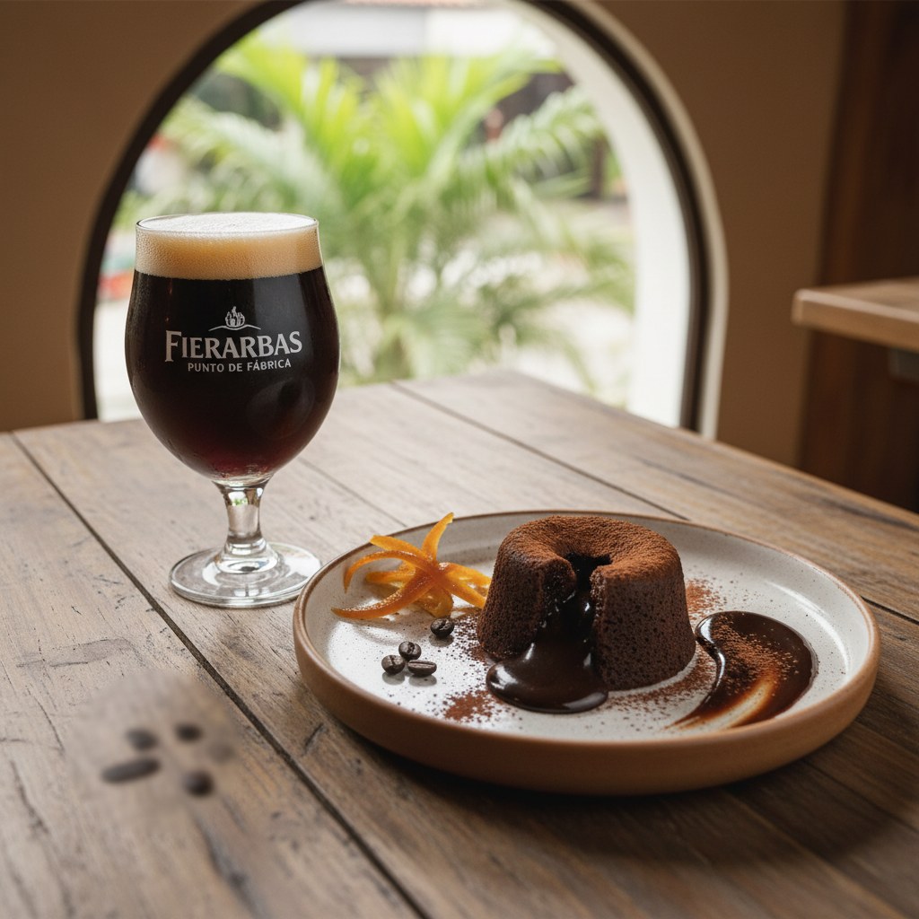 Dulcinea brown ale at Fierabras Barranquilla