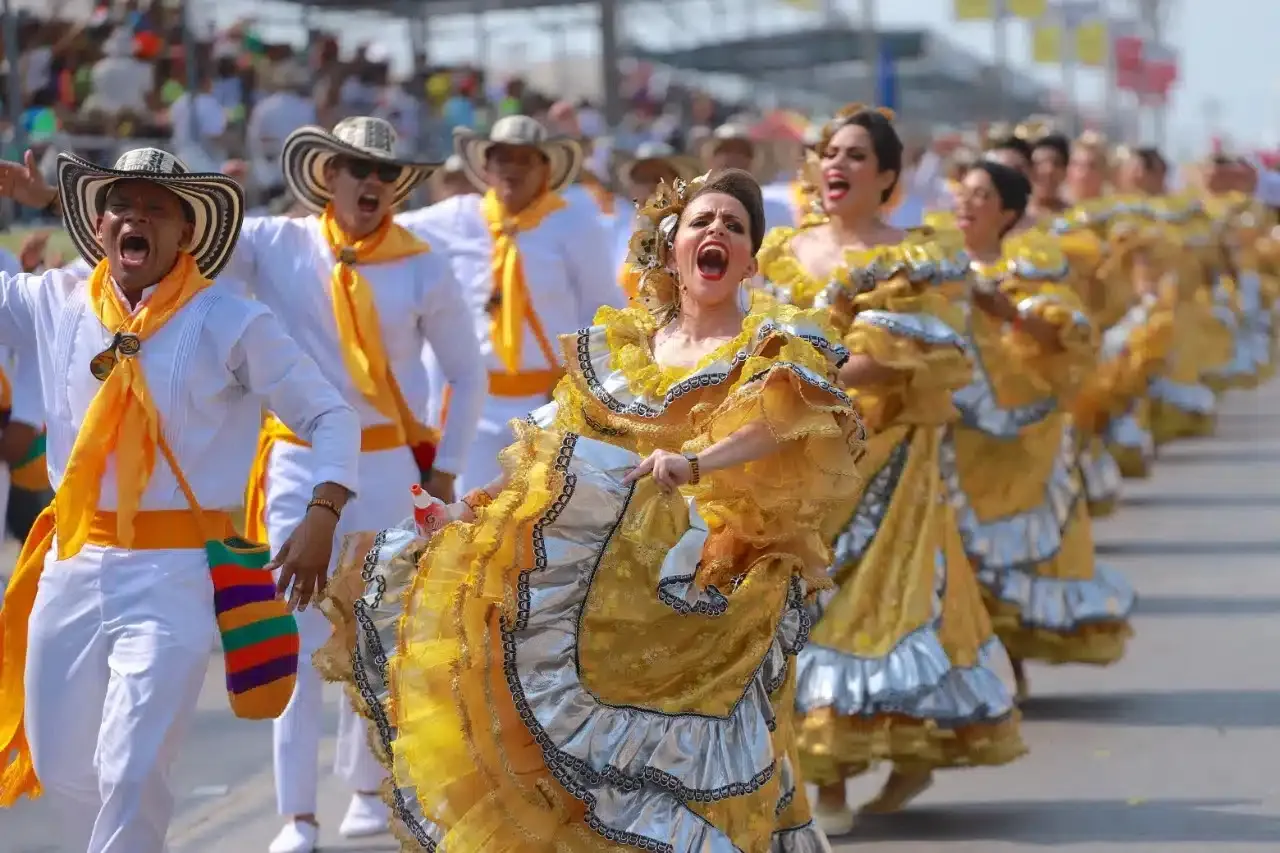 Cumbia dancers, Carnaval de Barranquilla