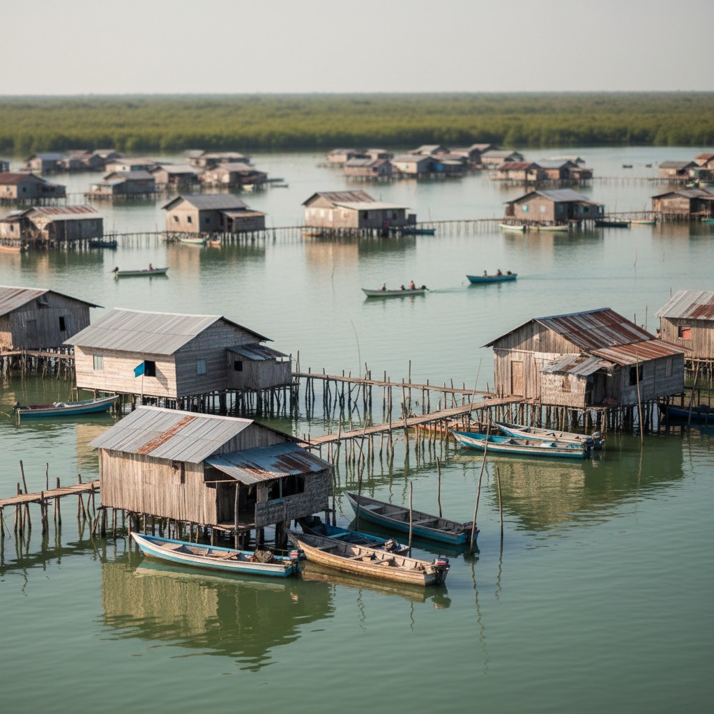 Nueva Venecia floating village
