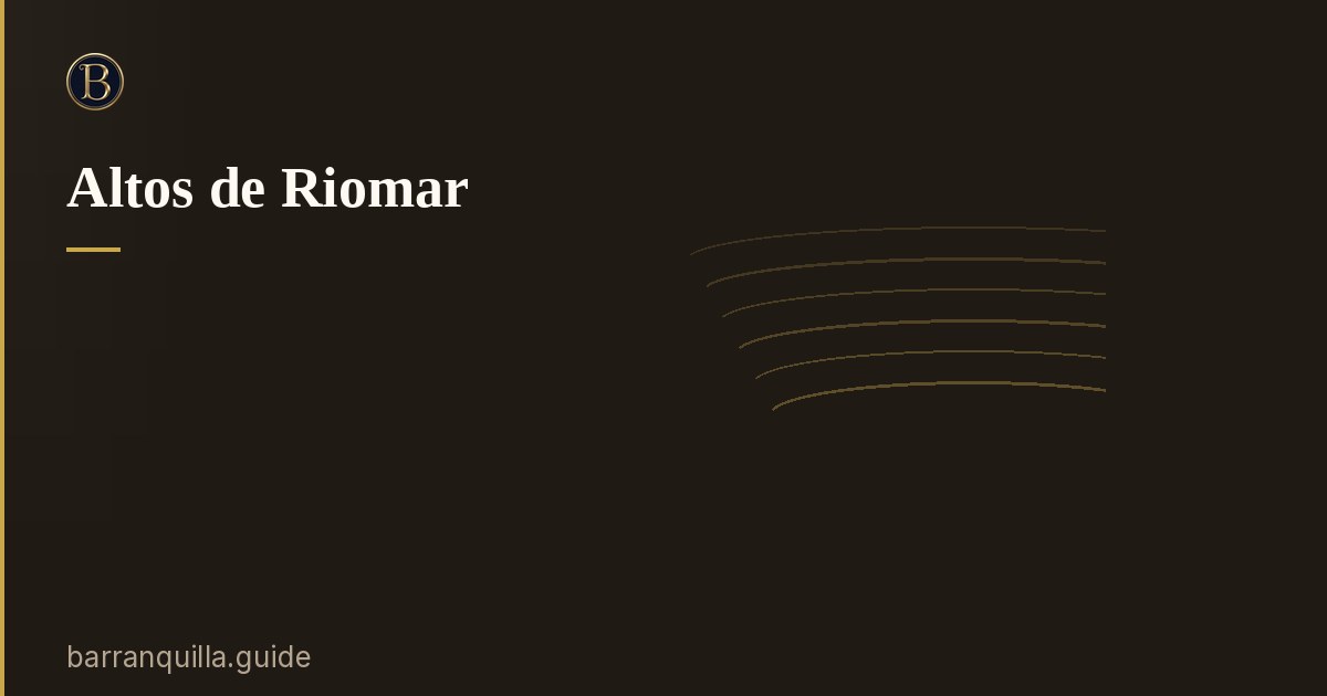 Altos de Riomar